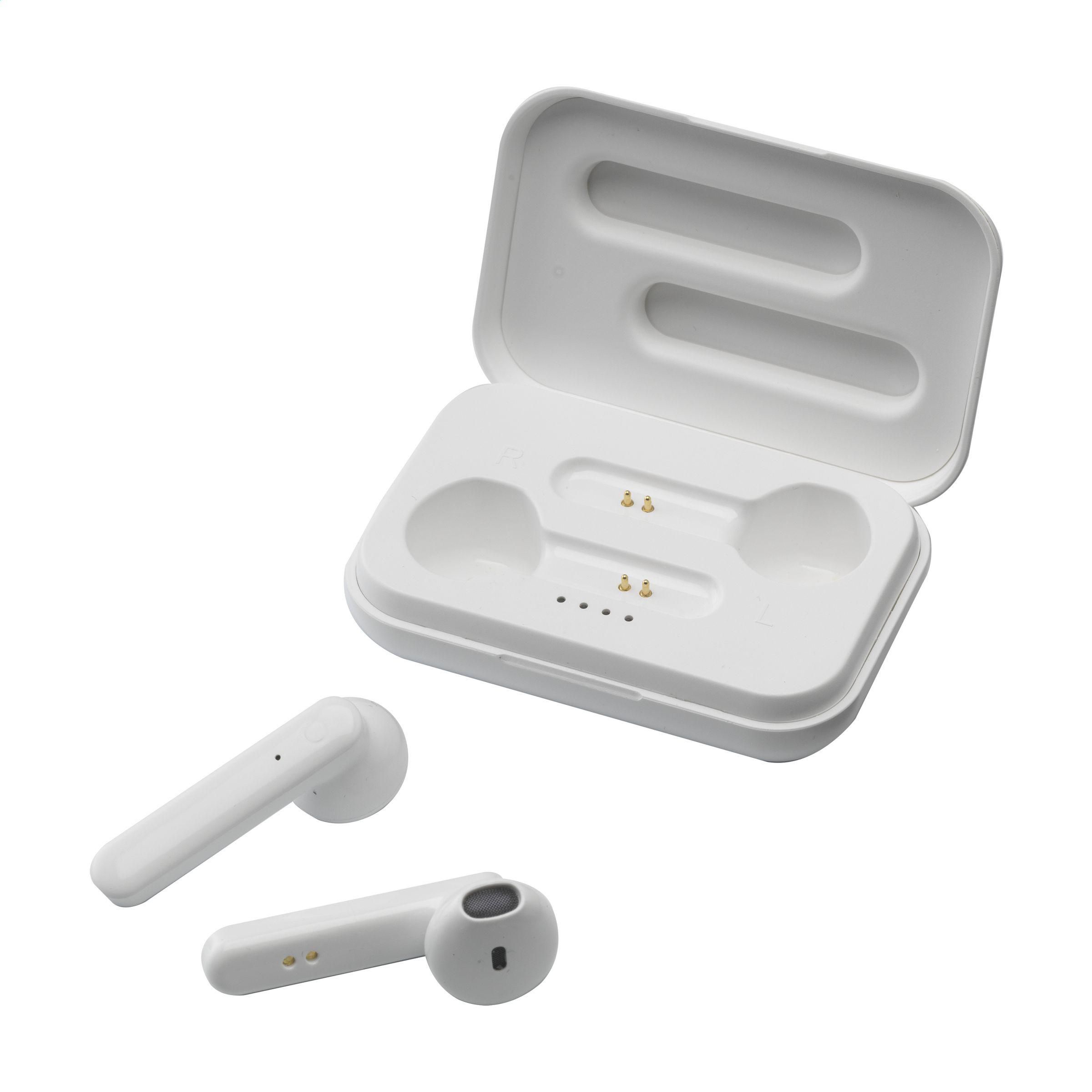 Voda TWS Wireless Earbud in Charging Case bedrukken met logo