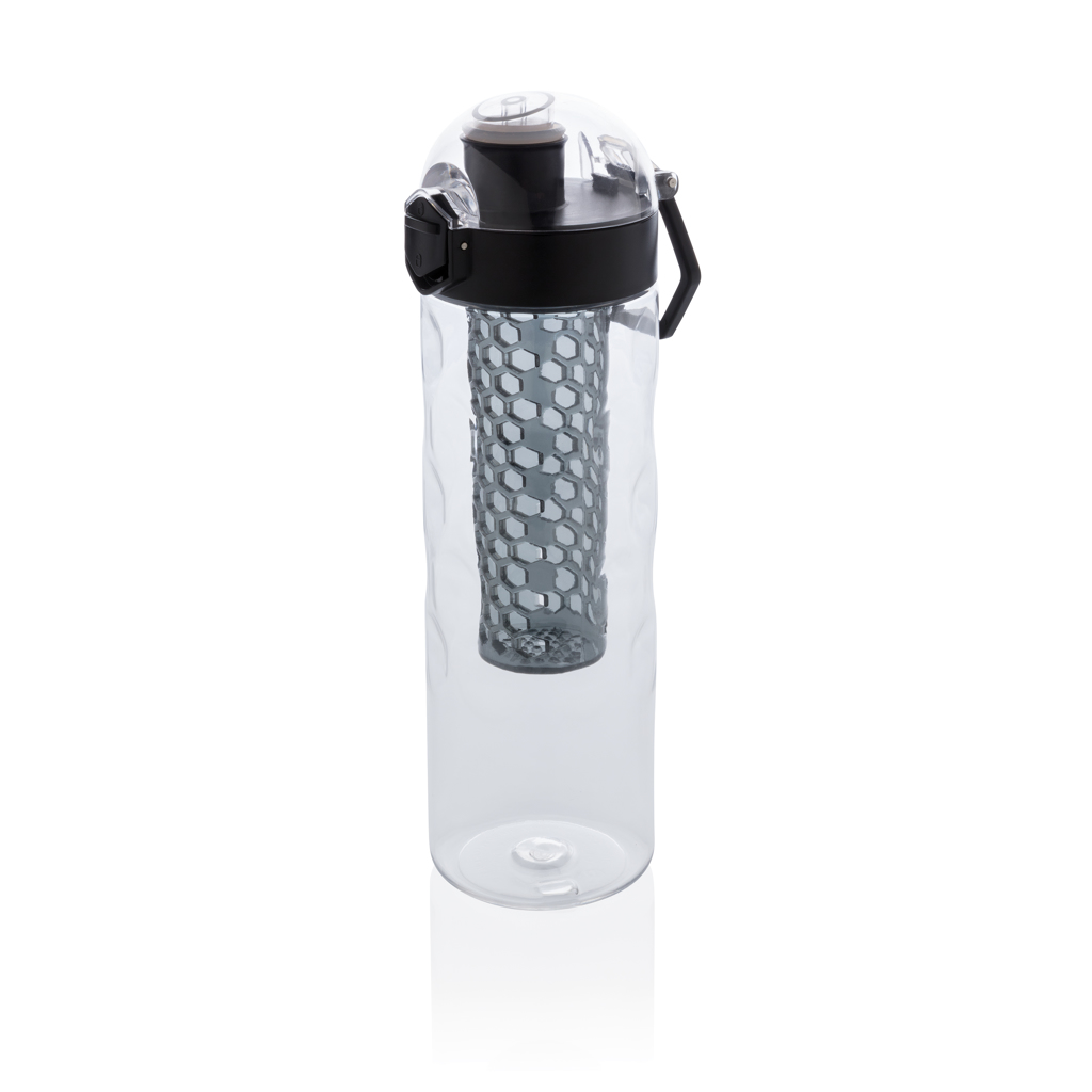 Ladon Honeycomb afsluitbare lekvrije waterfles met infuser bedrukken met logo
