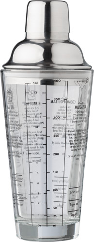 Glazen cocktailshaker (400 ml) Adela bedrukken met logo