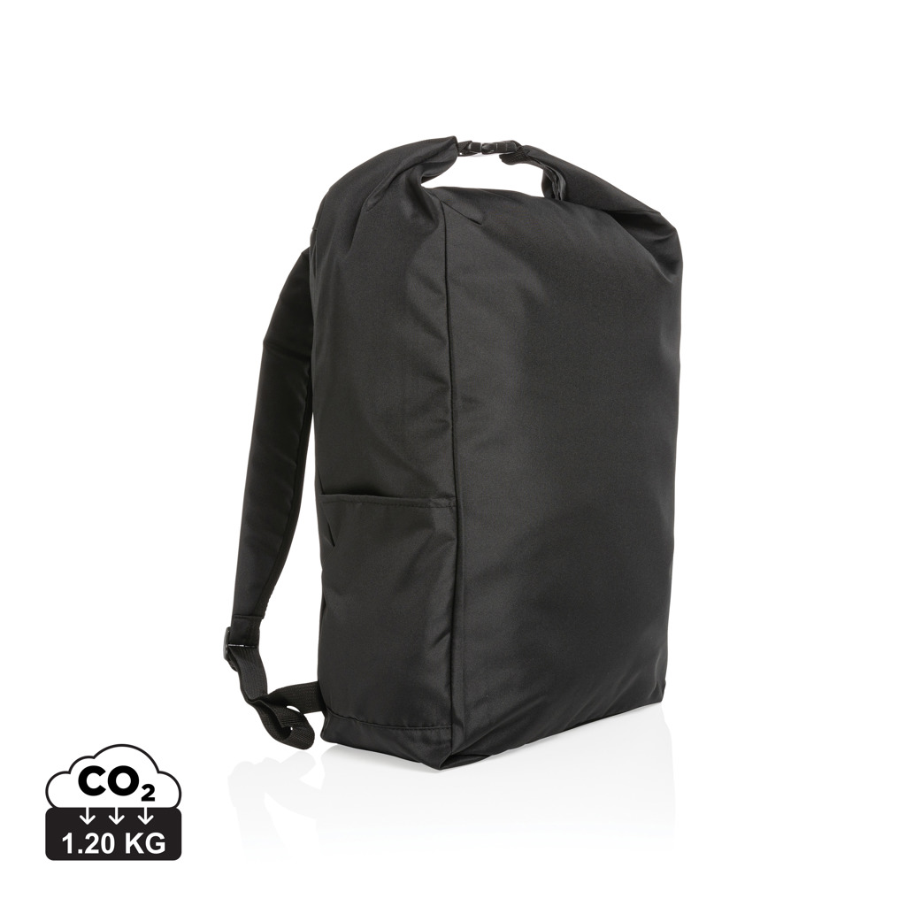 Impact AWARE™ RPET basic rolltop rugzak bedrukken met logo
