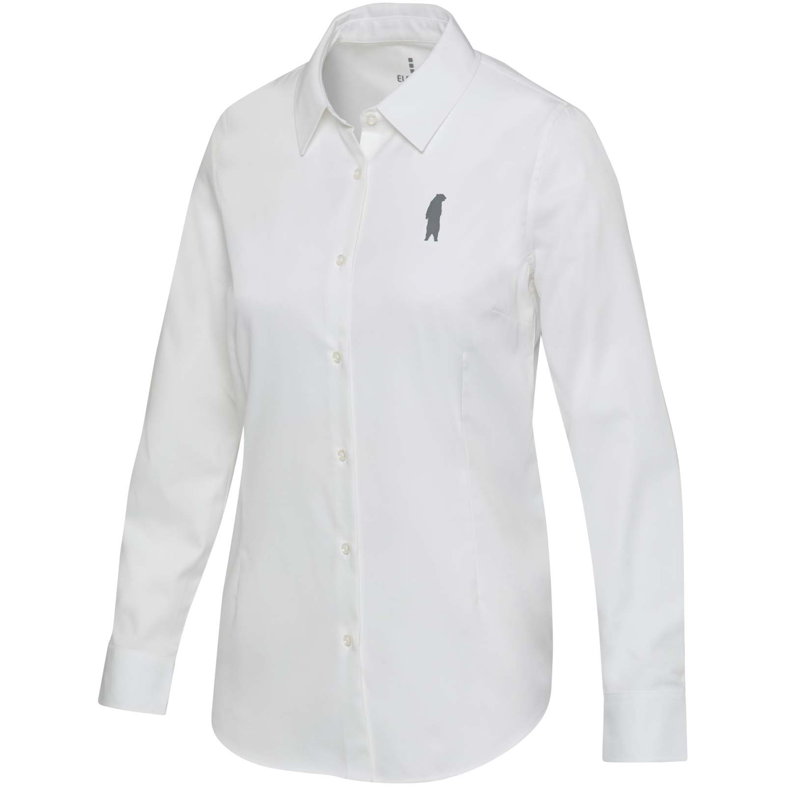 Citrine twill damesshirt bedrukken met logo