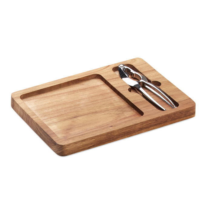 Acacia noten kraker set bedrukken met logo
