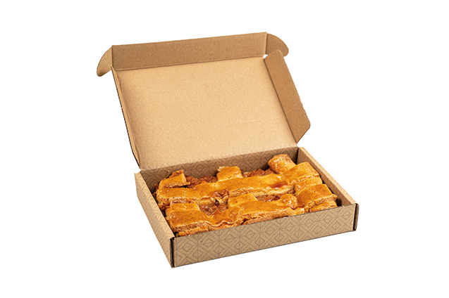 Brievenbus Appeltaart ½ bedrukken met logo