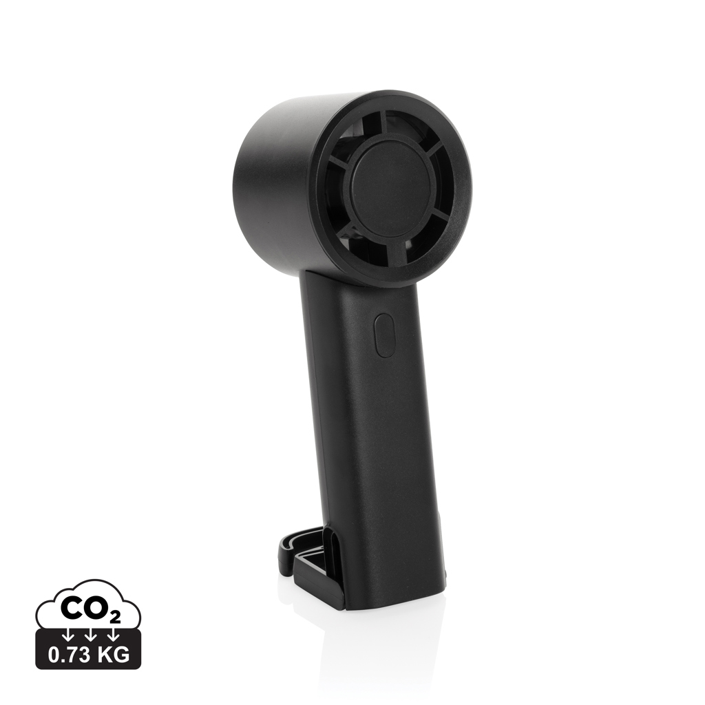 Twist RCS rplastic herlaadbare draagbare ventilator bedrukken met logo