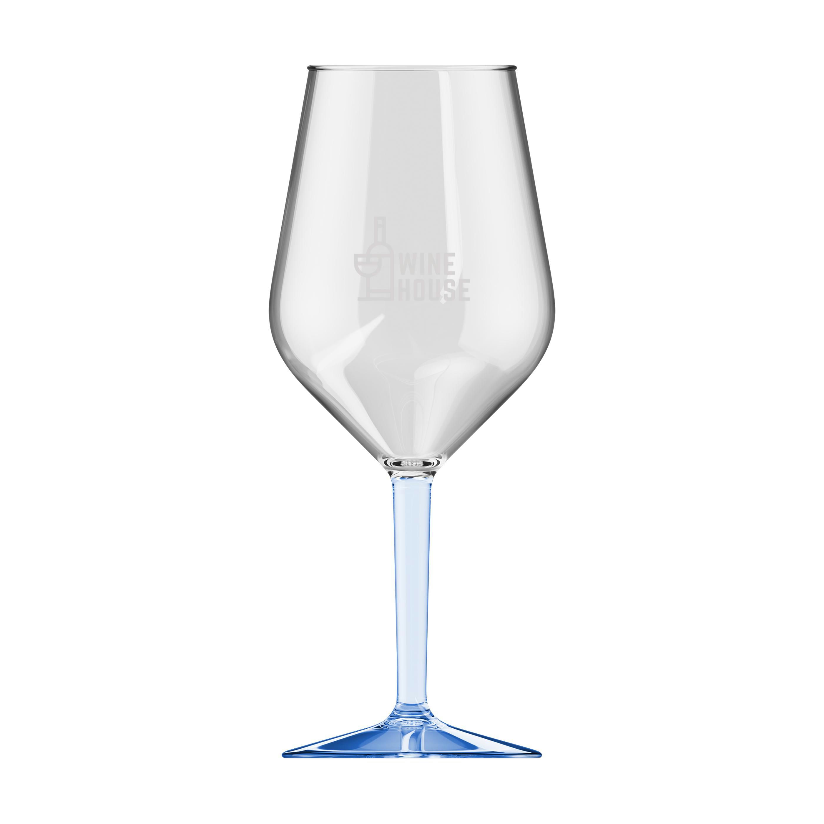 HappyGlass Lady Abigail Trans Wijnglas Tritan 470 ml bedrukken met logo