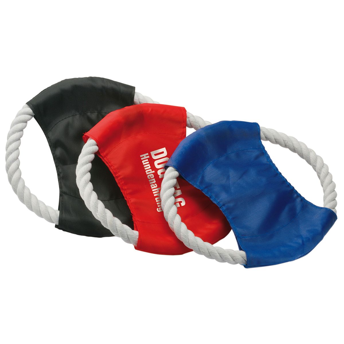 Dog throwing disc bedrukken met logo