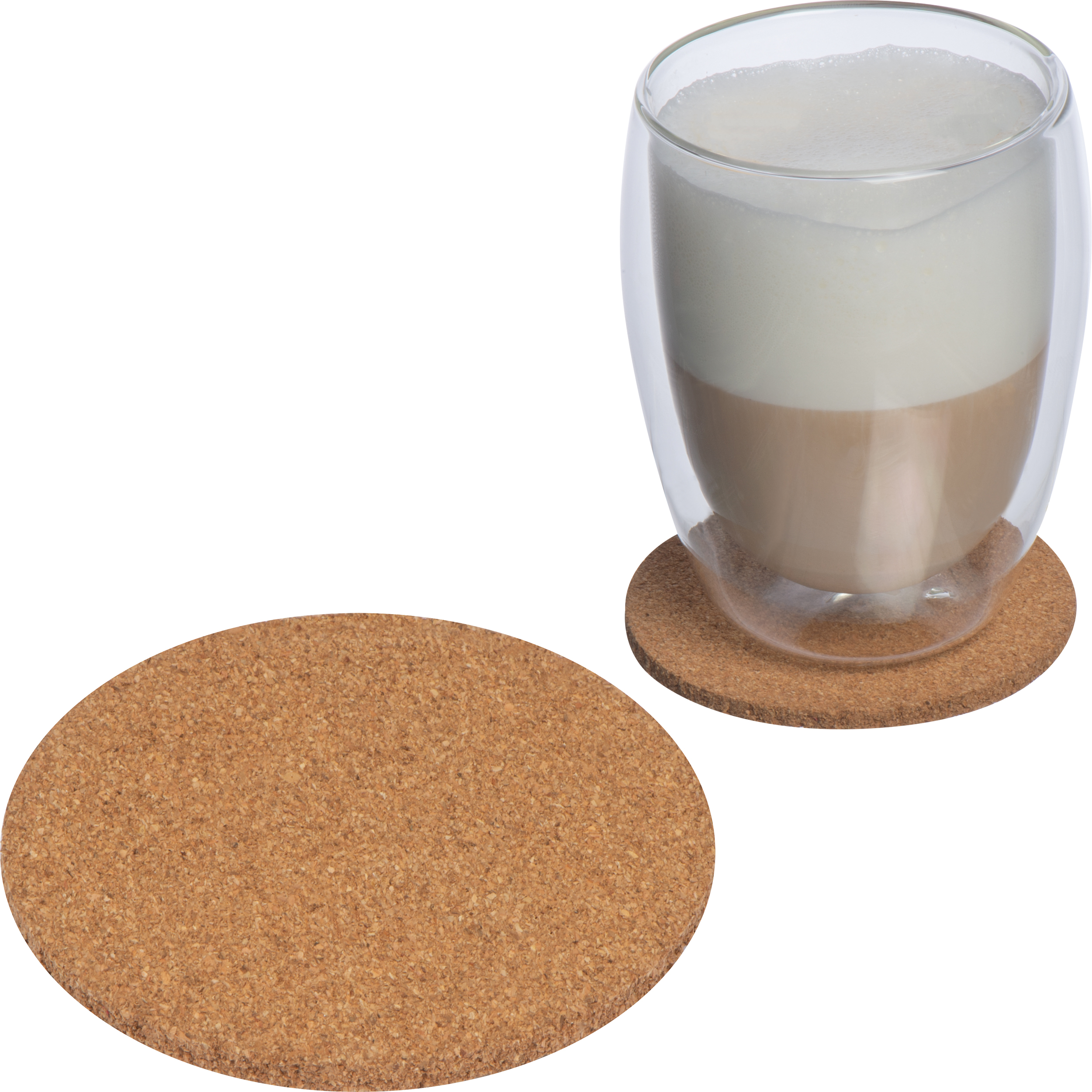 Bios Onderzetter van kurk bedrukken met logo