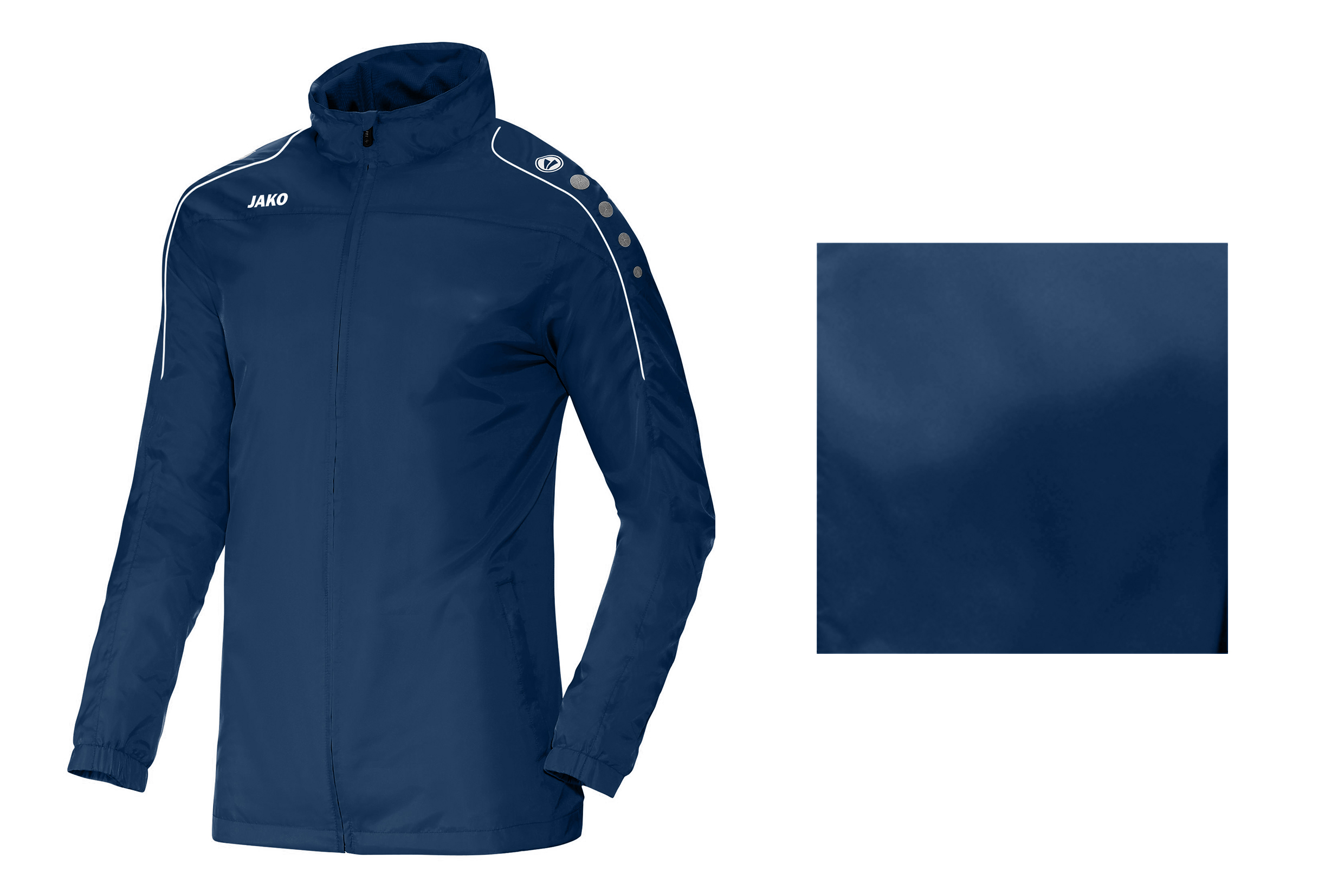 Jako® Regenjas Team heren regenjack bedrukken met logo