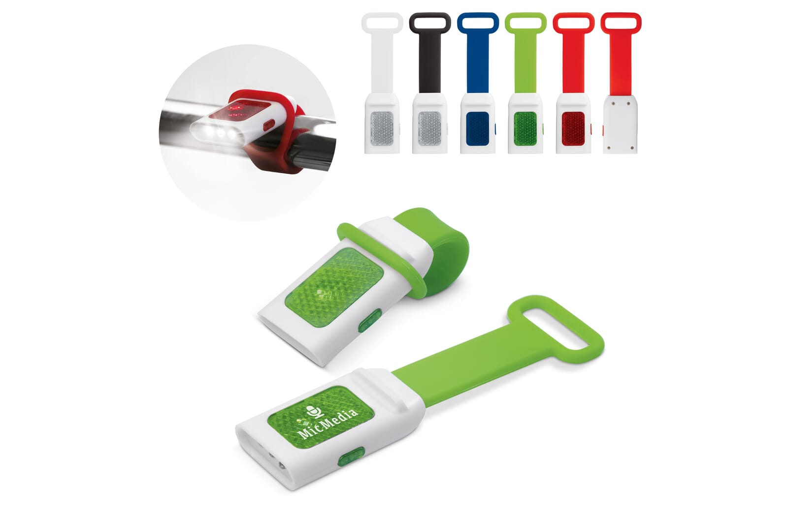 Fold-on lampje bedrukken met logo