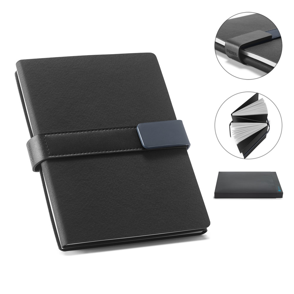 DYNAMIC NOTEBOOK. A5 notitieboek van polypropyleen bedrukken met logo