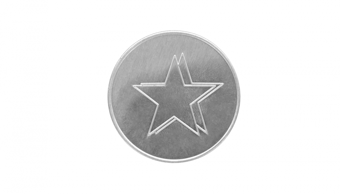 Aluminium Tokens bedrukken met logo
