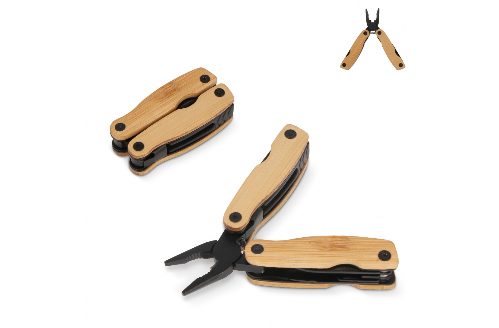 Douglas Multitool Bamboe 12 functies bedrukken met logo