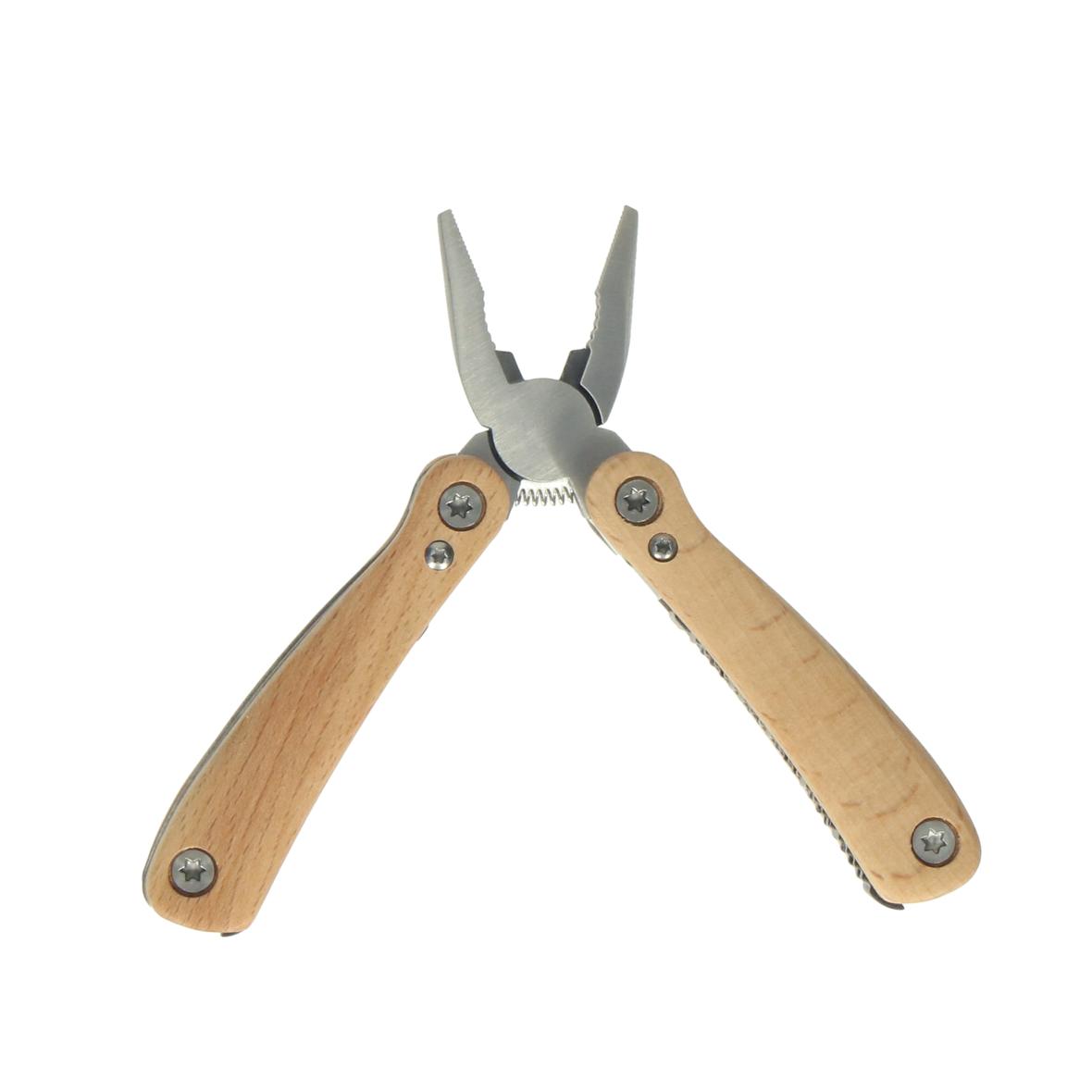 Scouter Multitool Hout Klein Naturel bedrukken met logo