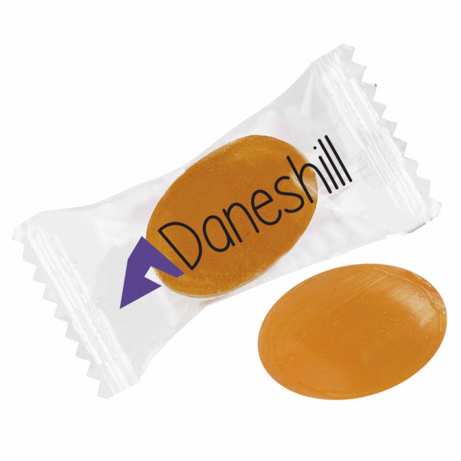 Mini zuurtje in flowpack bedrukken met logo