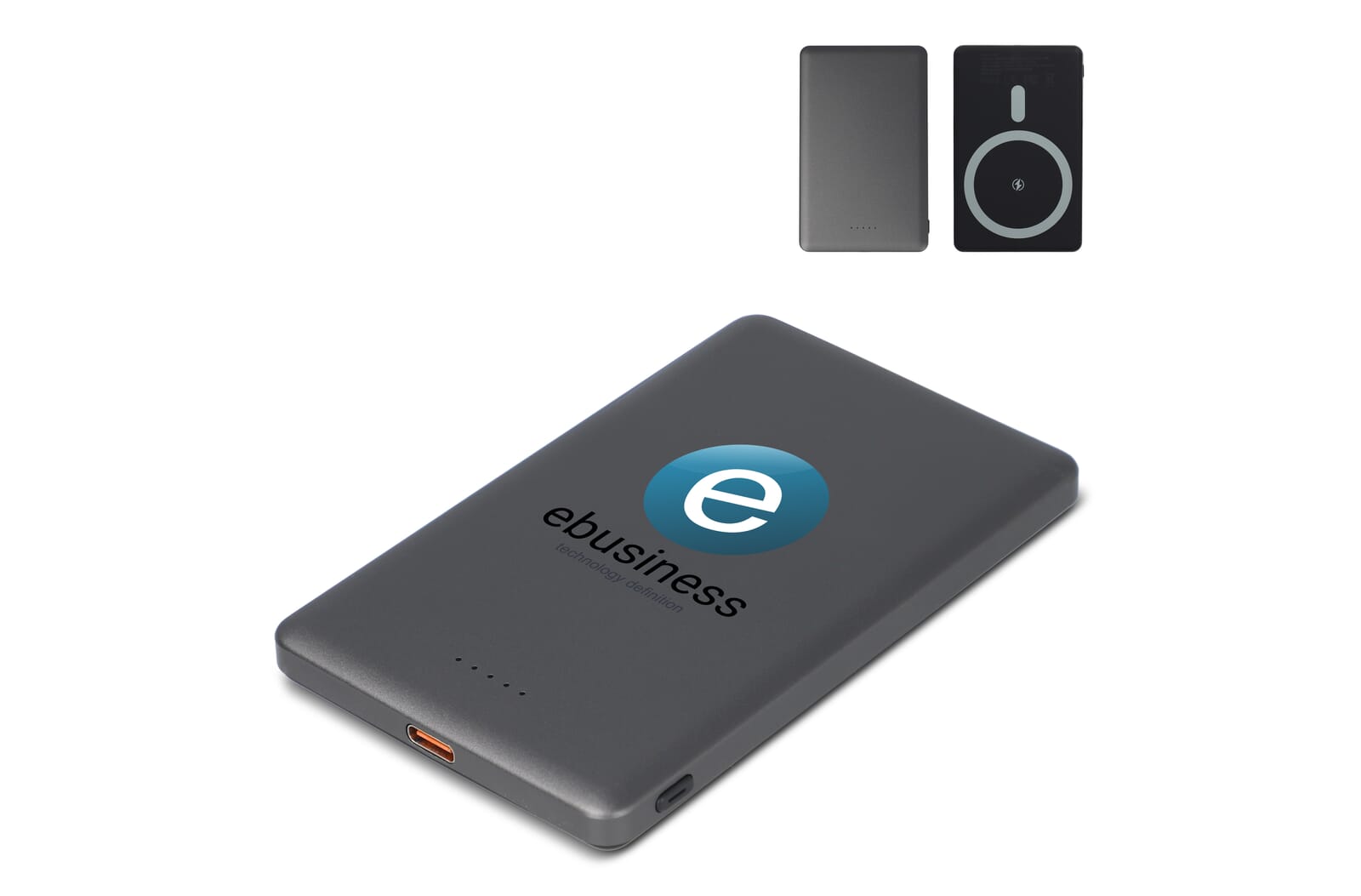 Nexus Draadloze Powerbank Geschikt voor MagSafe R-ABS 5000mAh bedrukken met logo