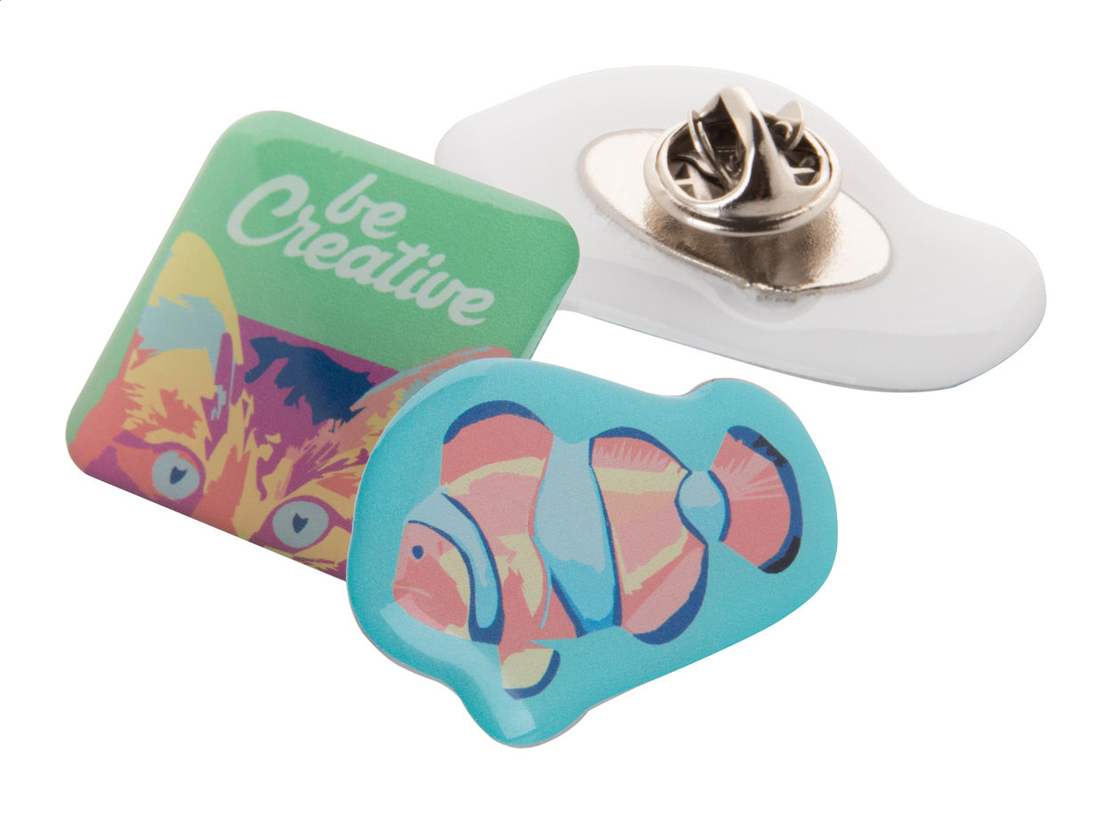 doming badge bedrukken met logo