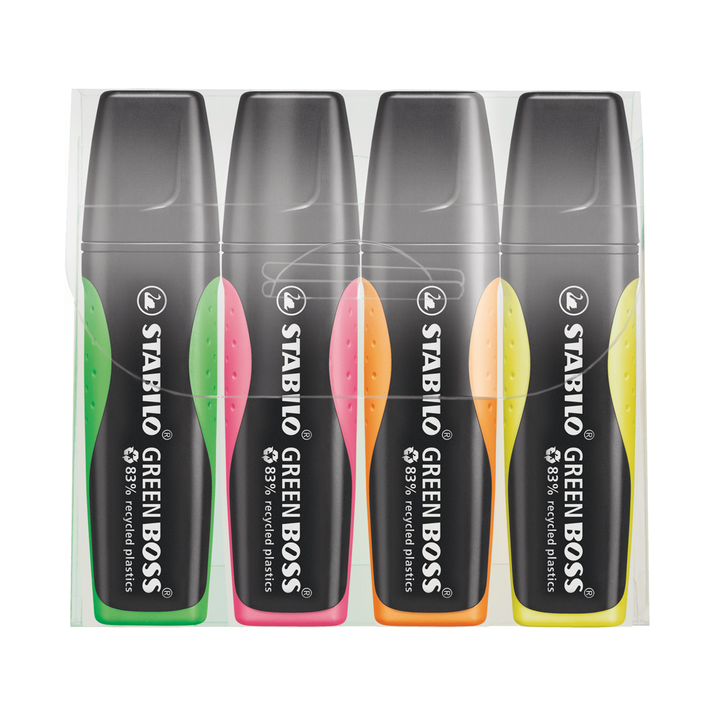 STABILO Green Boss set of 4 bedrukken met logo