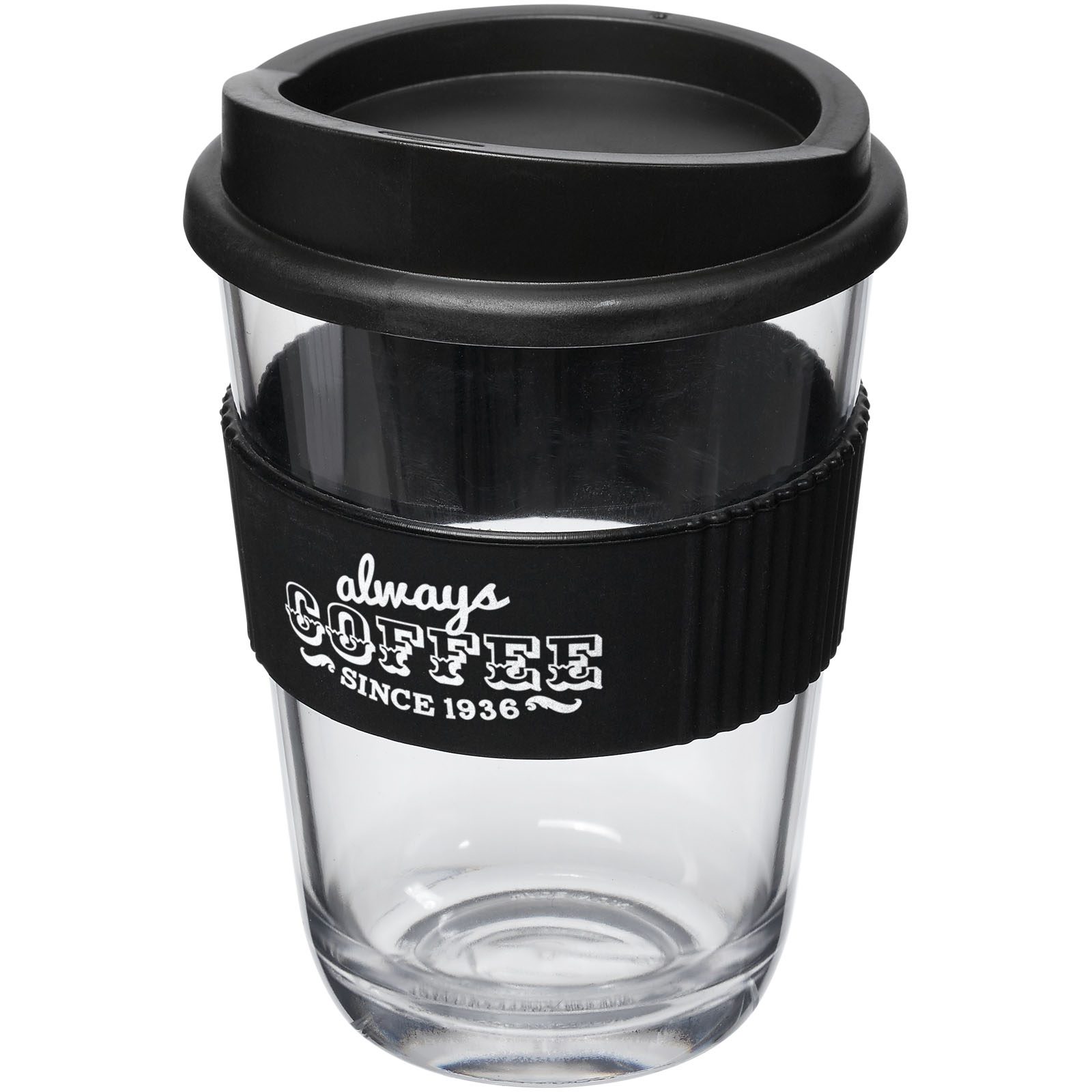 Americano® Cortado 300 ml beker met grip bedrukken met logo