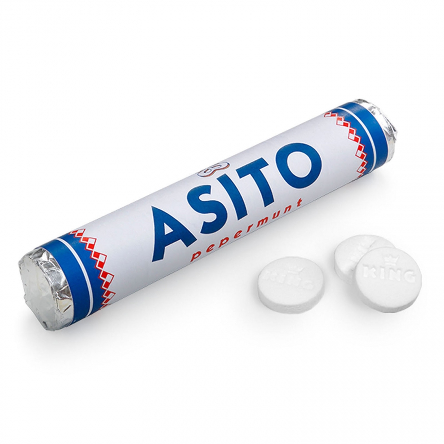 Rol King pepermunt bedrukken met logo