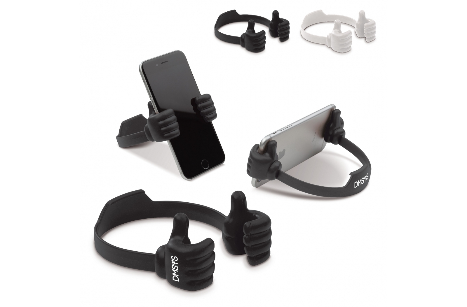 Smartphonehouder handen bedrukken met logo