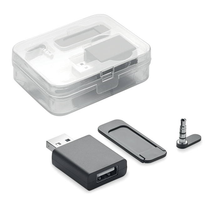 Tramoy Set met blockers voor laptop bedrukken met logo