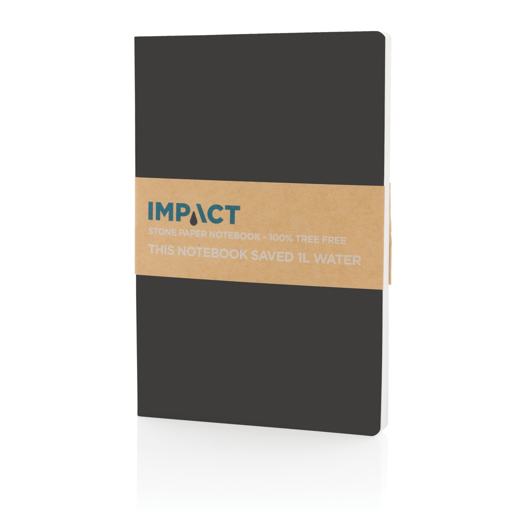 Impact softcover steenpapier notitieboek A5 bedrukken met logo