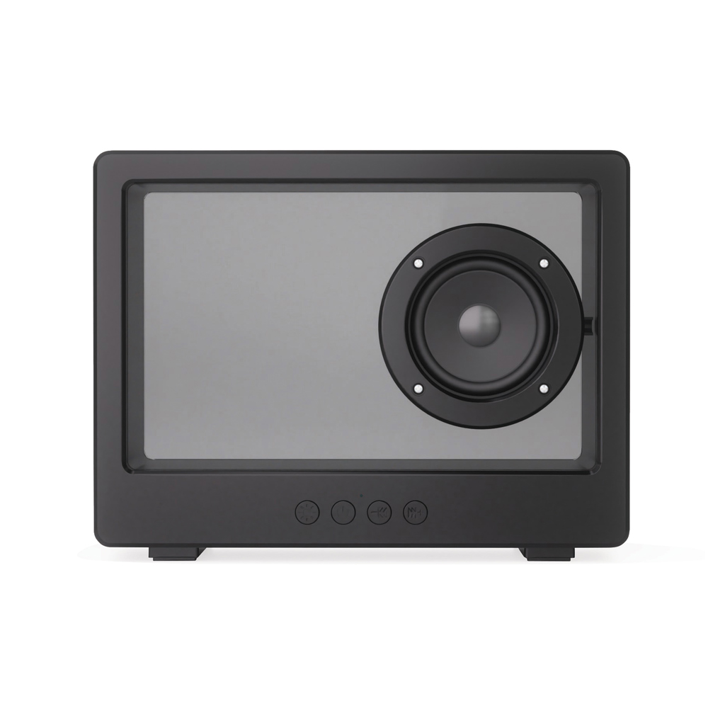 Soundclear transparante 5W draadloze speaker bedrukken met logo