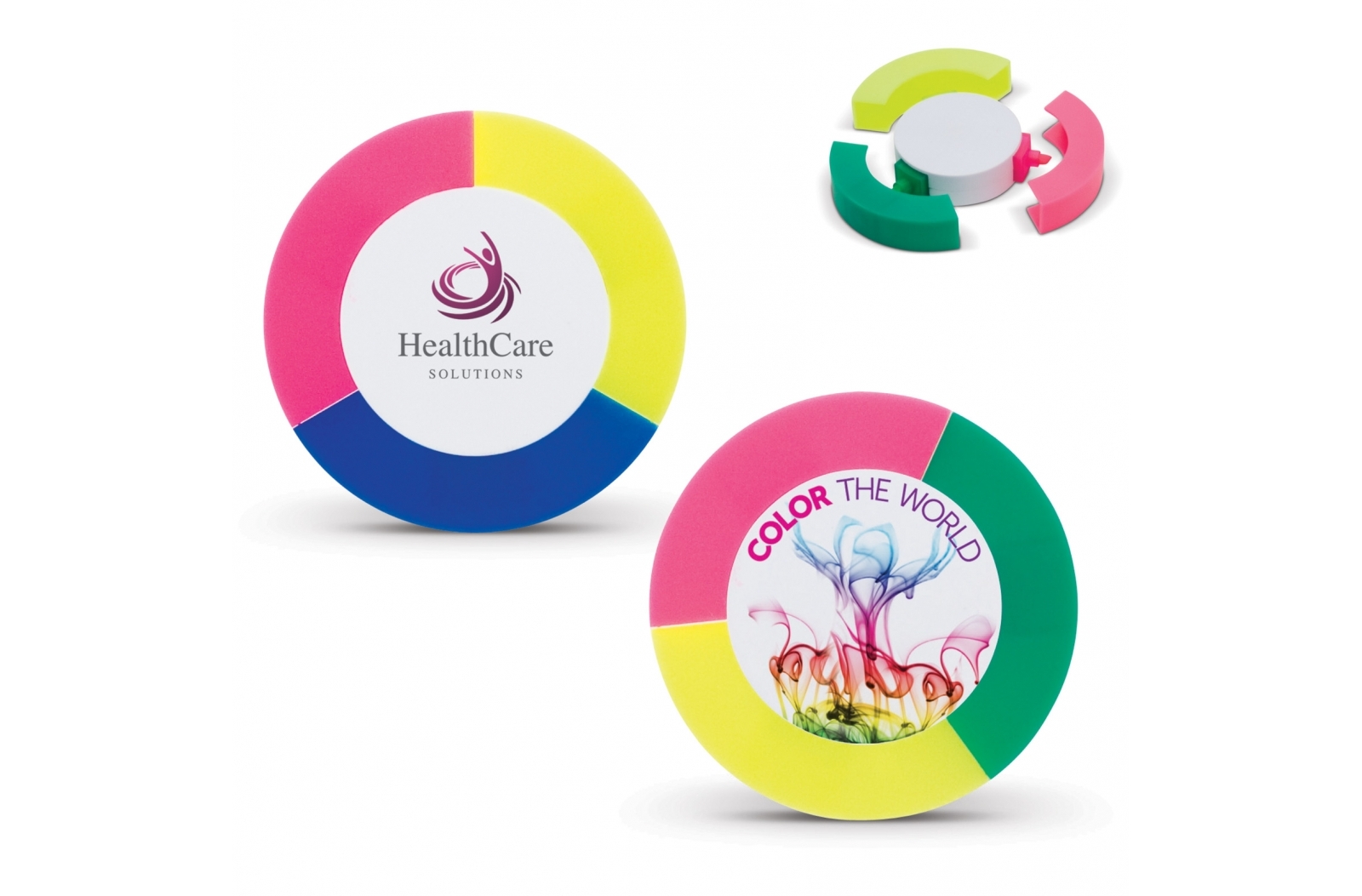 Puck markeerstift  bedrukken met logo