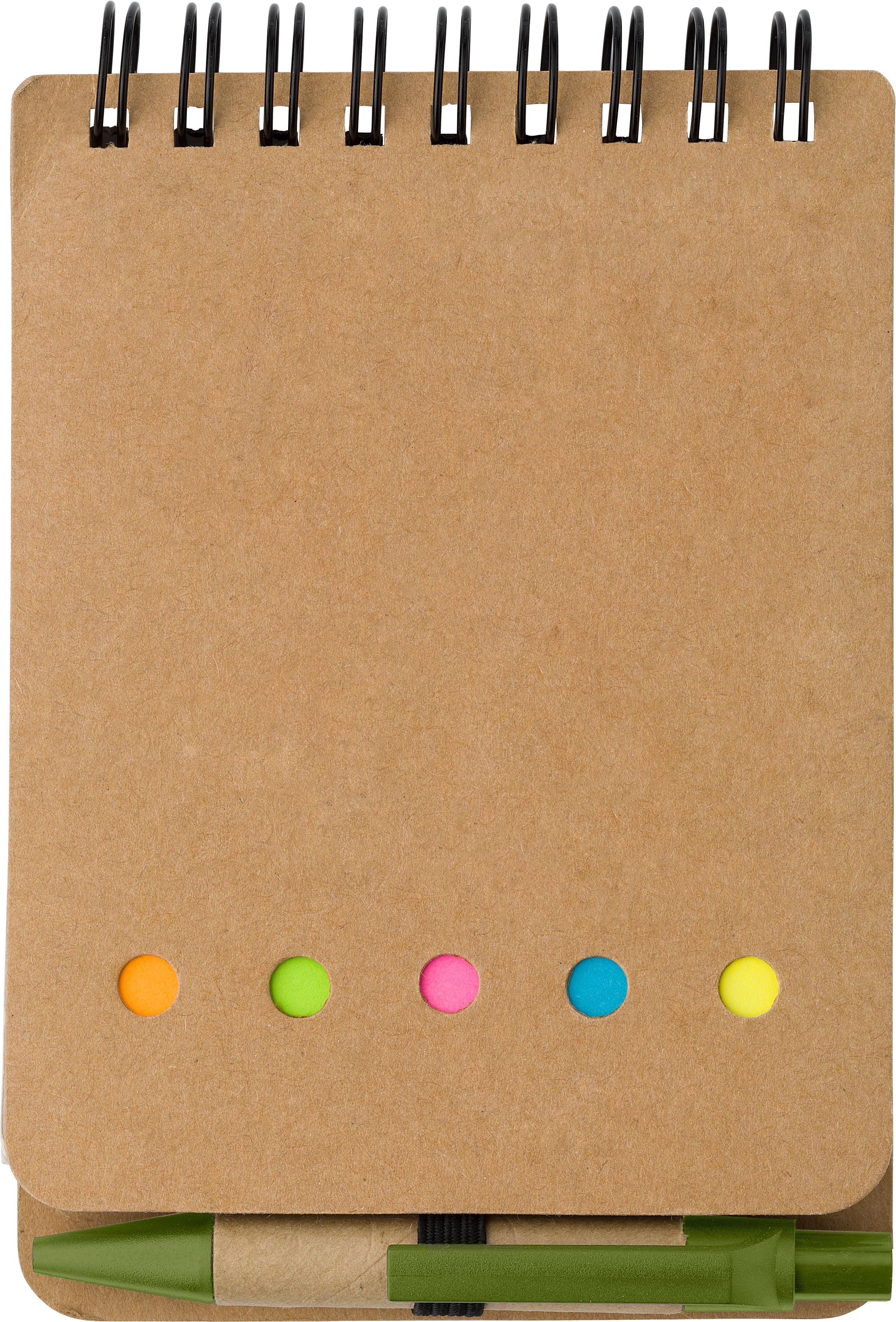 Kartonnen memoblaadjeshouder Rodrigo bedrukken met logo