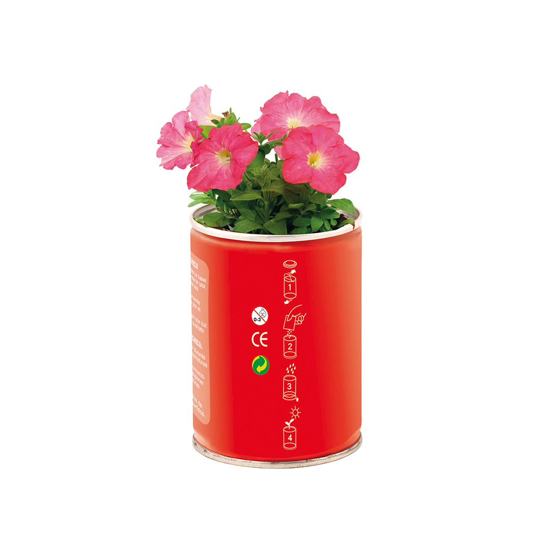 FlowerCan kweekset bedrukken met logo