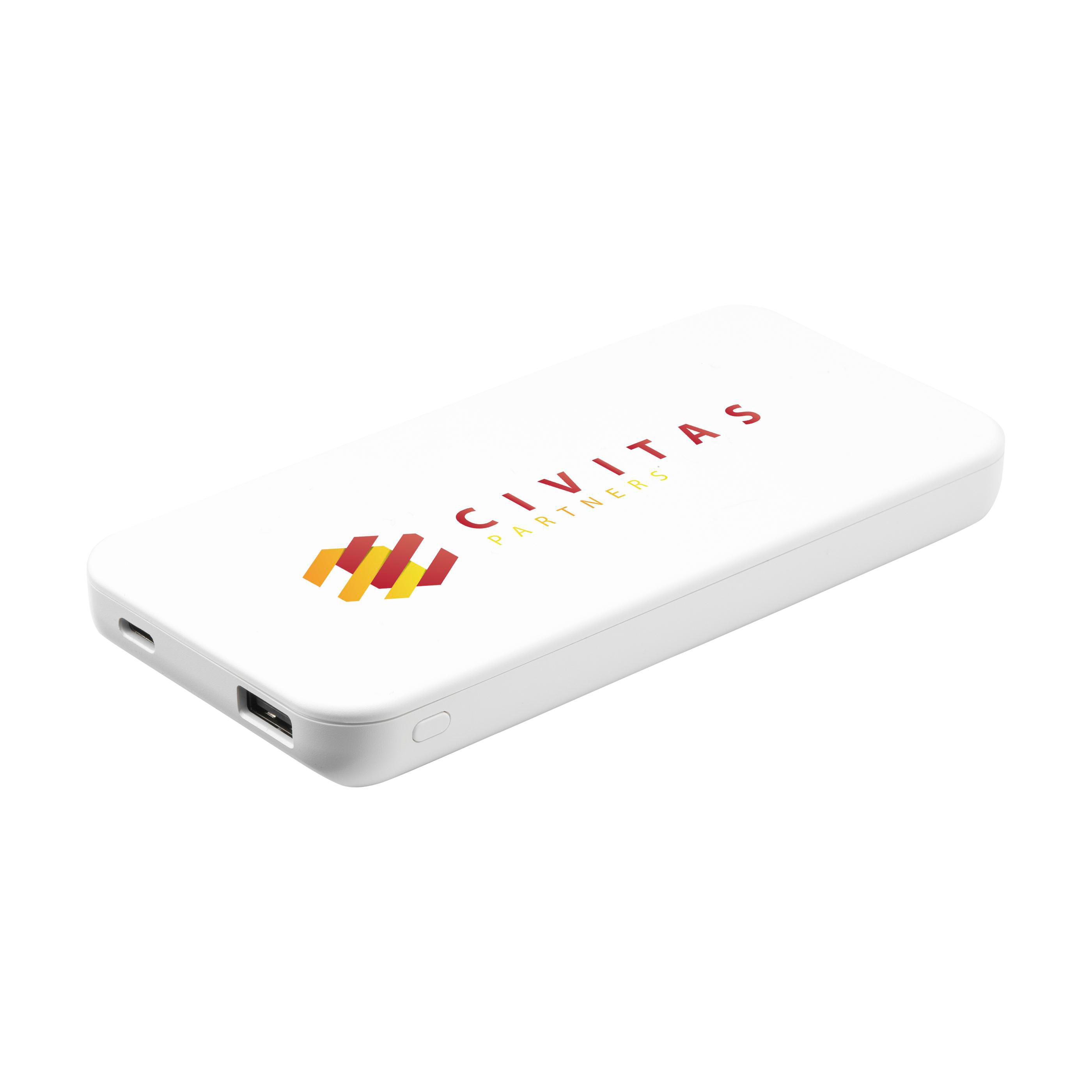 PowerKick 10000 RCS Recycled Powerbank bedrukken met logo