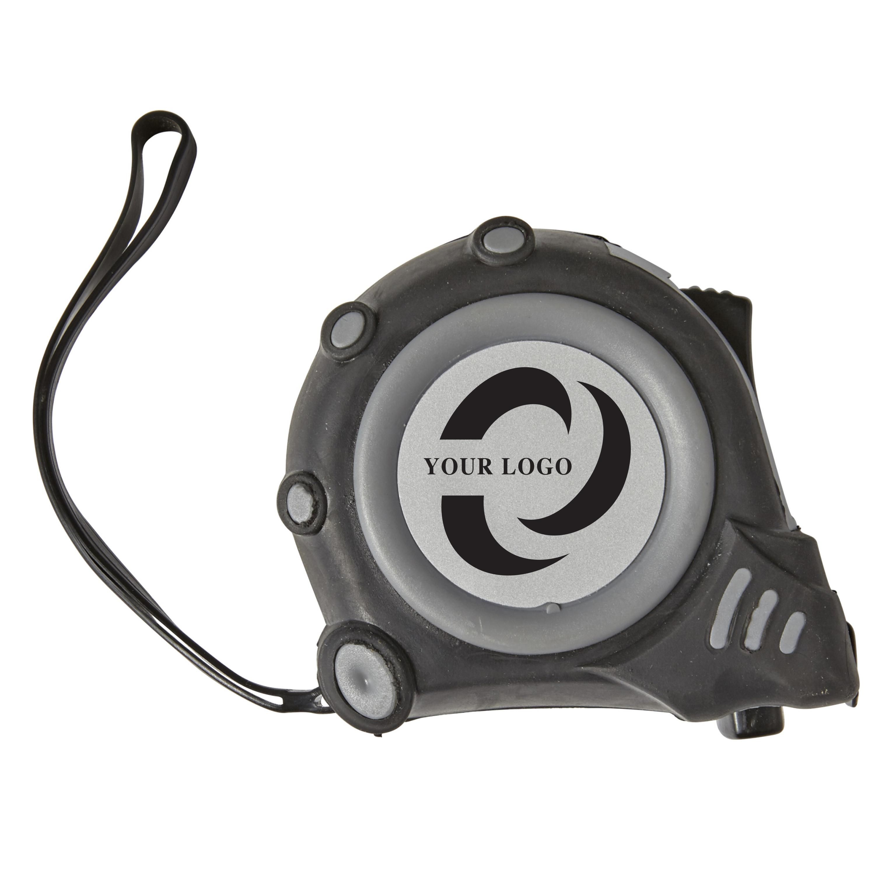 Rolmaat met inches en centimeters (5 m) bedrukken met logo