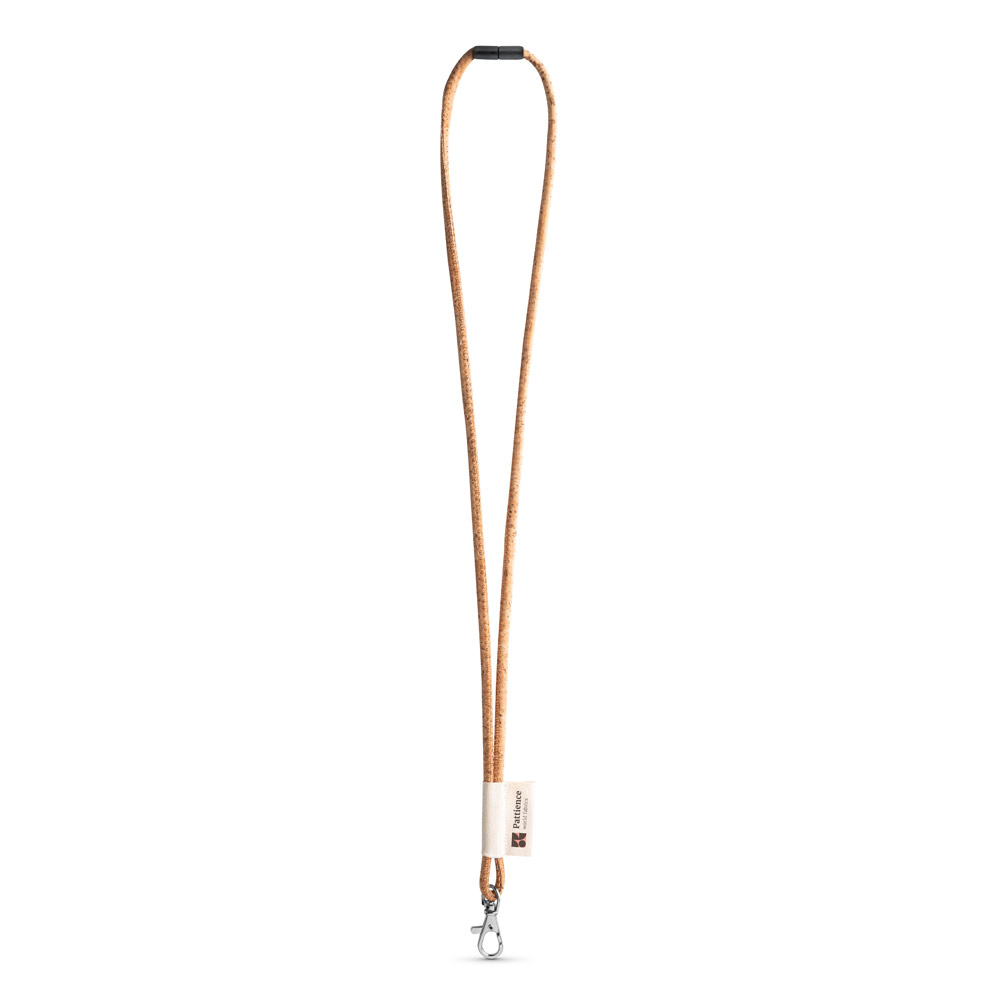 Lanyard Cork Long Set. Modelos standard.. Lanyard Cork Long Set. Standaard modellen bedrukken met logo
