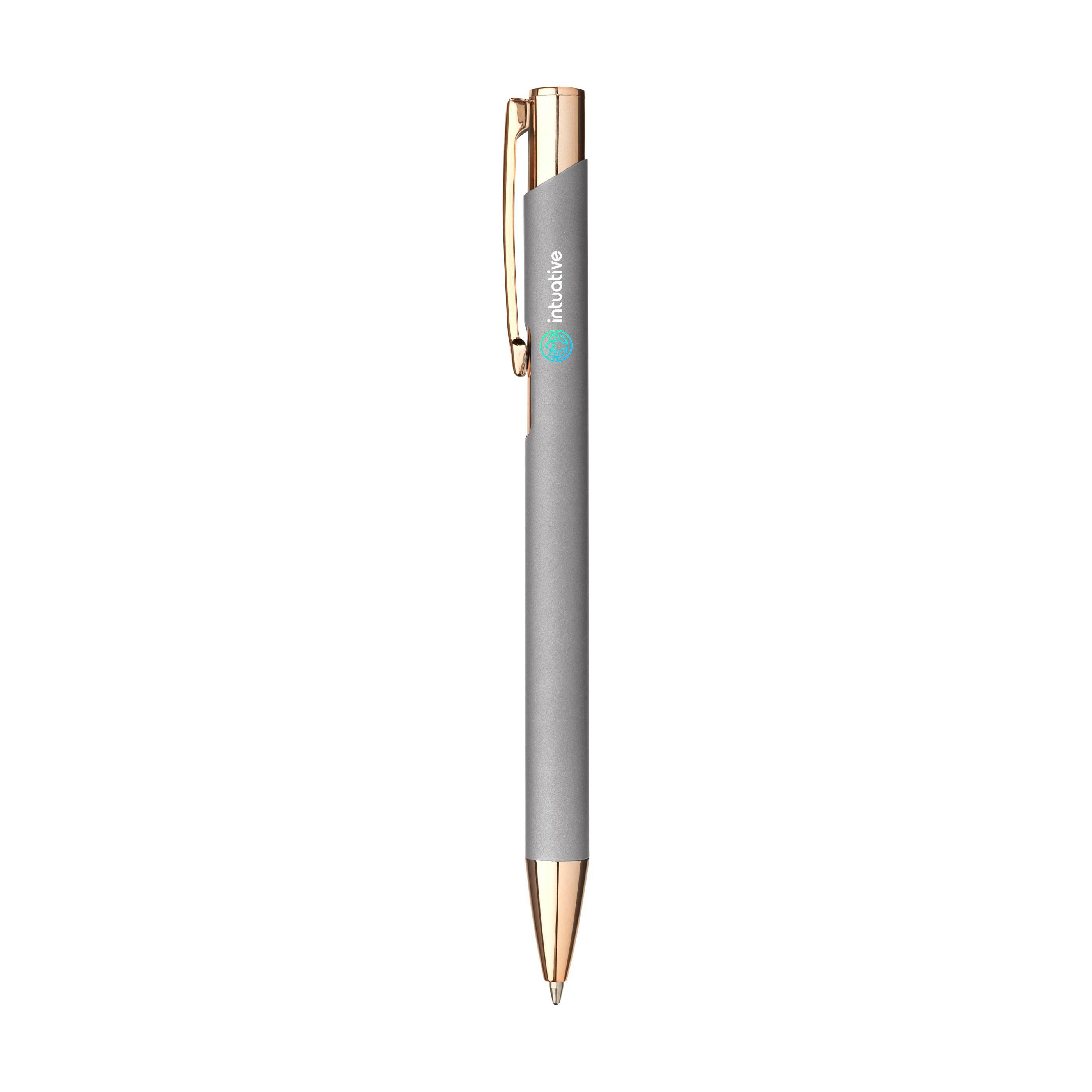Ebony RCS Recycled Alu Soft Rose Gold pen bedrukken met logo