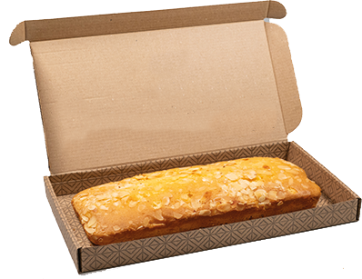 Brievenbus Amandelcake bedrukken met logo