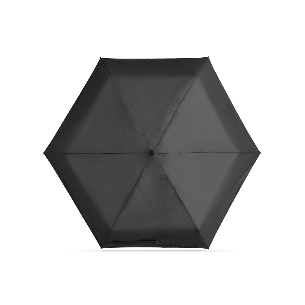 EMMA. 19 inch compacte mini-paraplu in pongee 190T bedrukken met logo