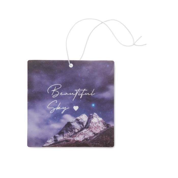 Auto luchtverfrisser eigen vorm (25-30 dagen) bedrukken met logo