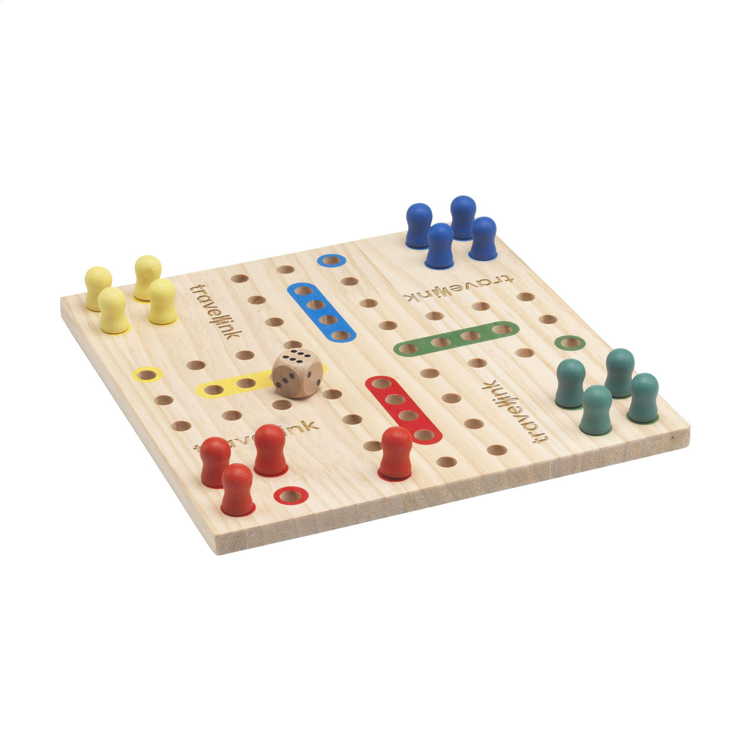 Ludo Wooden Game spel bedrukken met logo