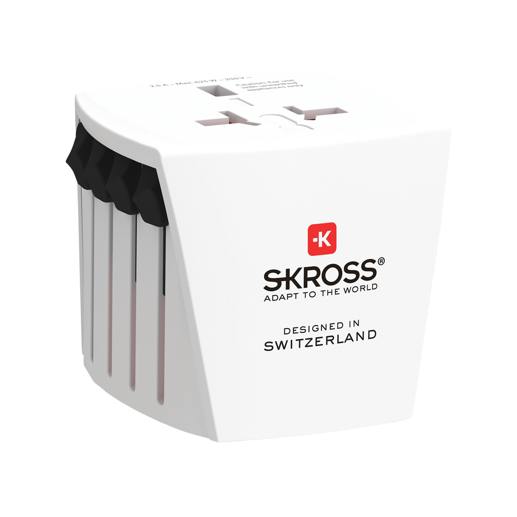 SKROSS MUV Wereldreisadapter Micro bedrukken met logo