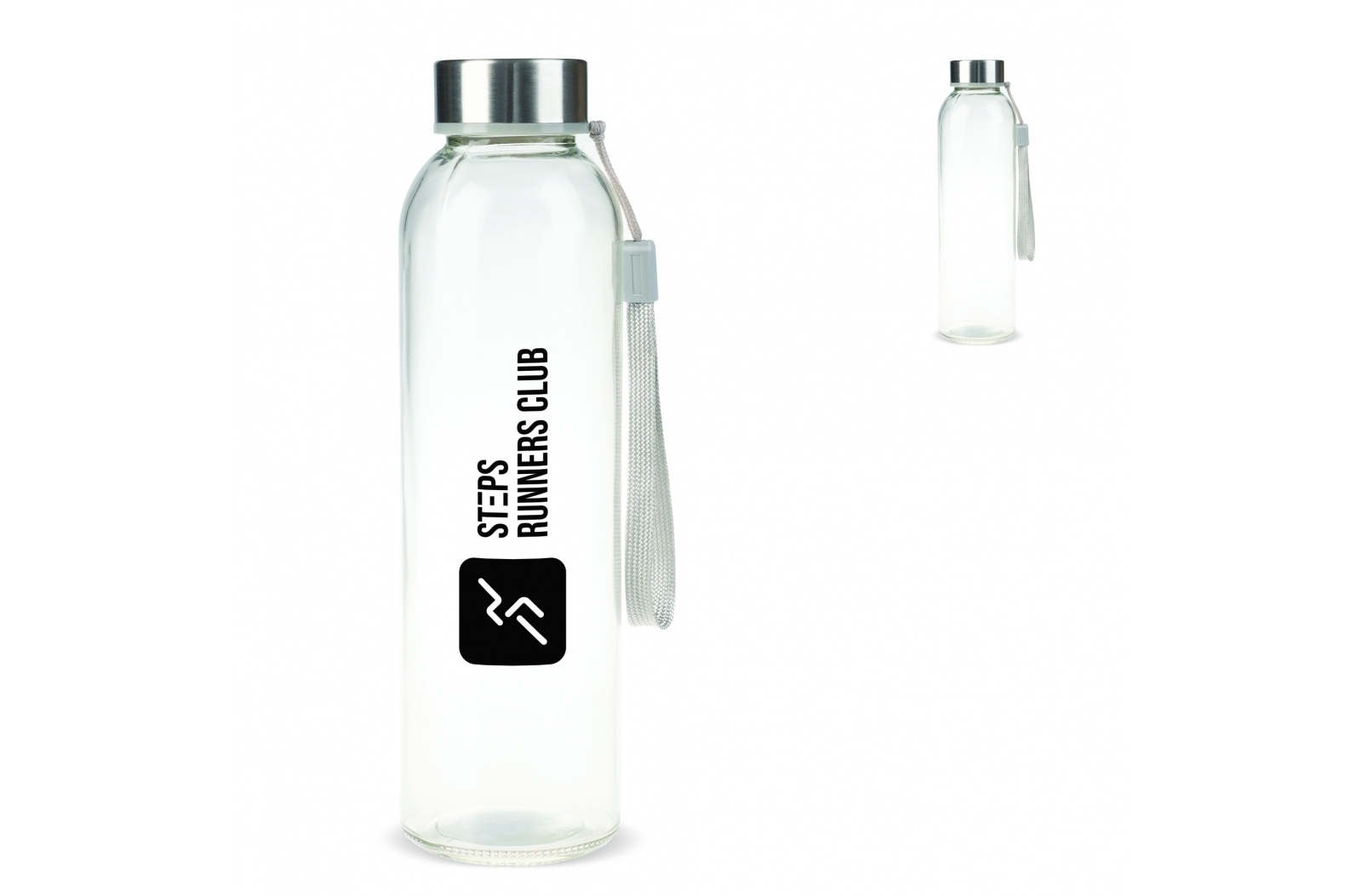Buno Waterfles glas (500 ml) bedrukken met logo