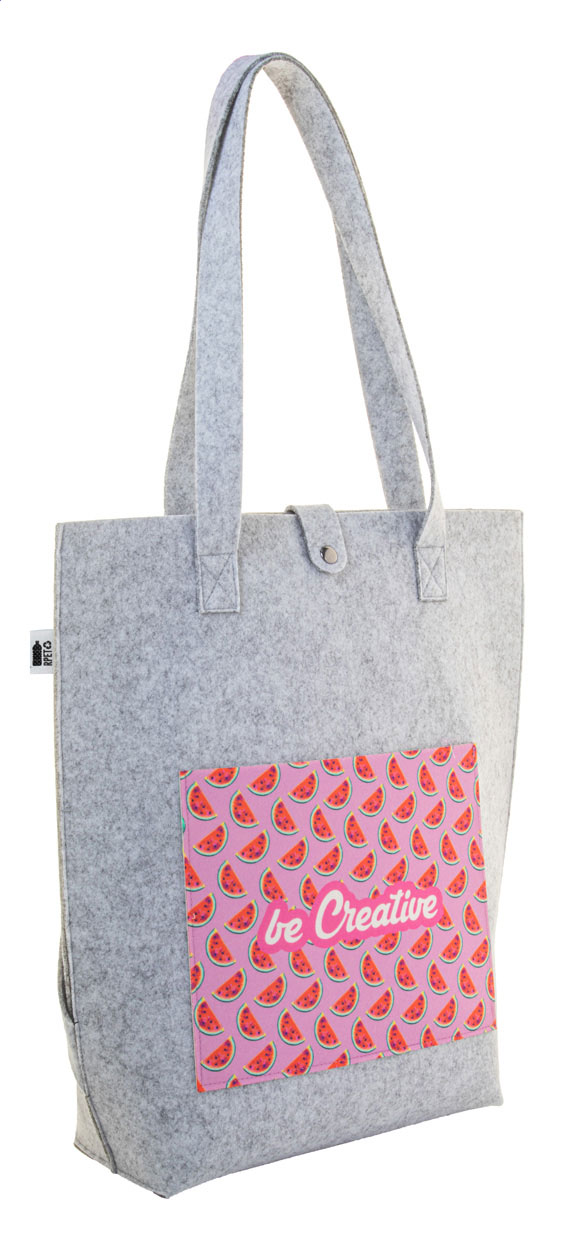 custom made RPET schoudertas bedrukken met logo