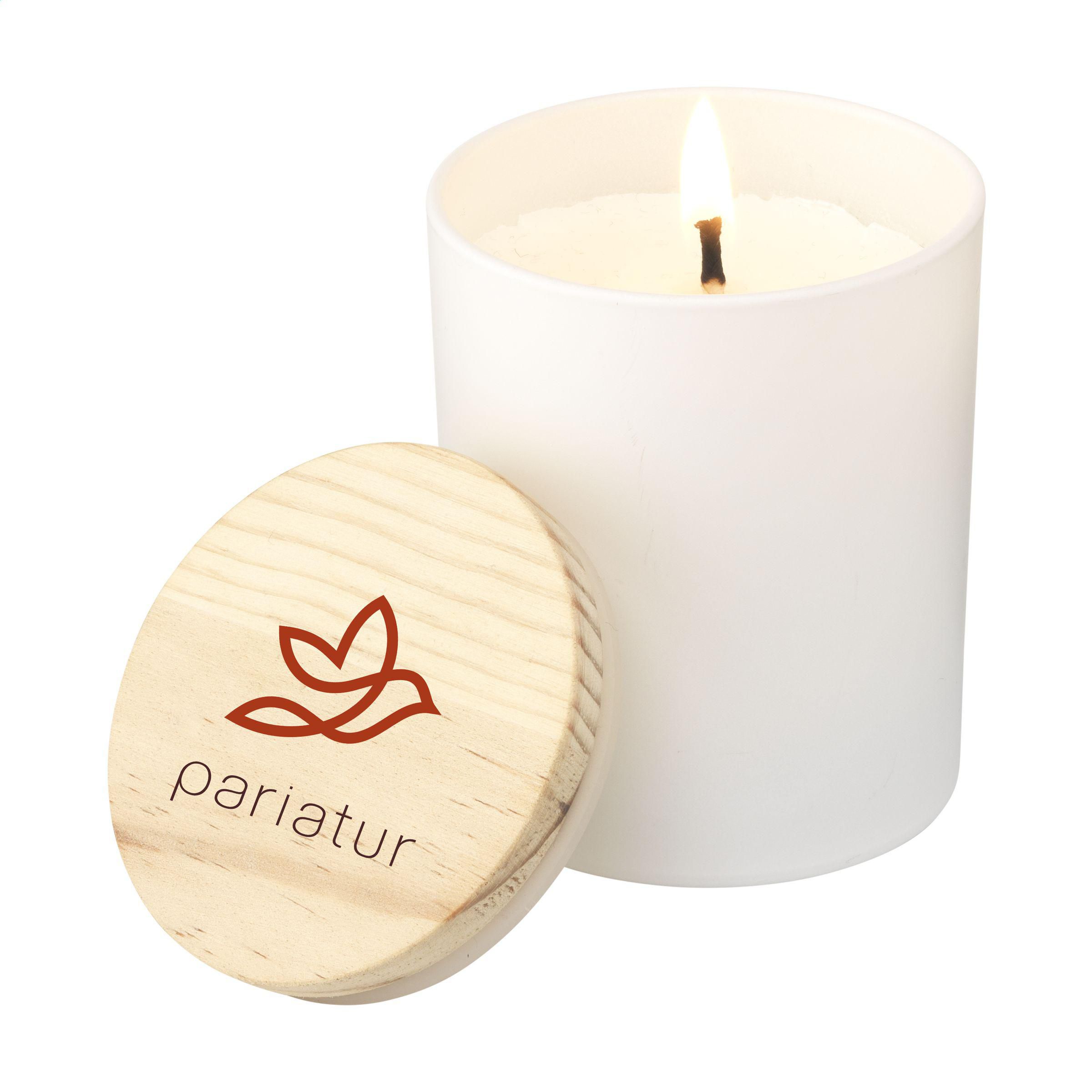 Wooosh Scented Candle Classic Jasmine geurkaars bedrukken met logo