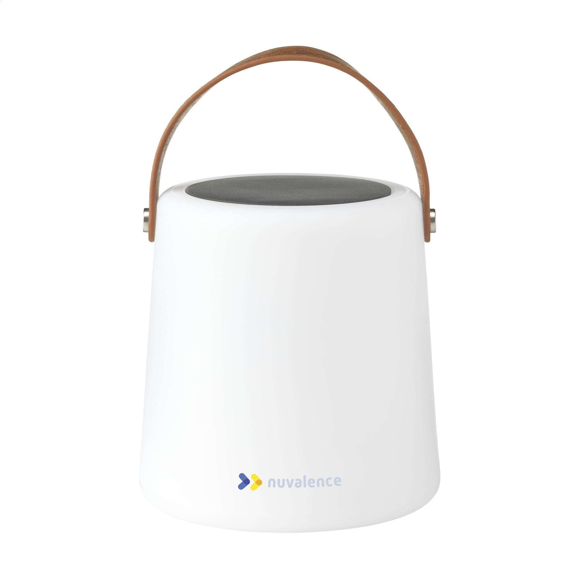 Wooosh Ziva Solar Lamp bedrukken met logo