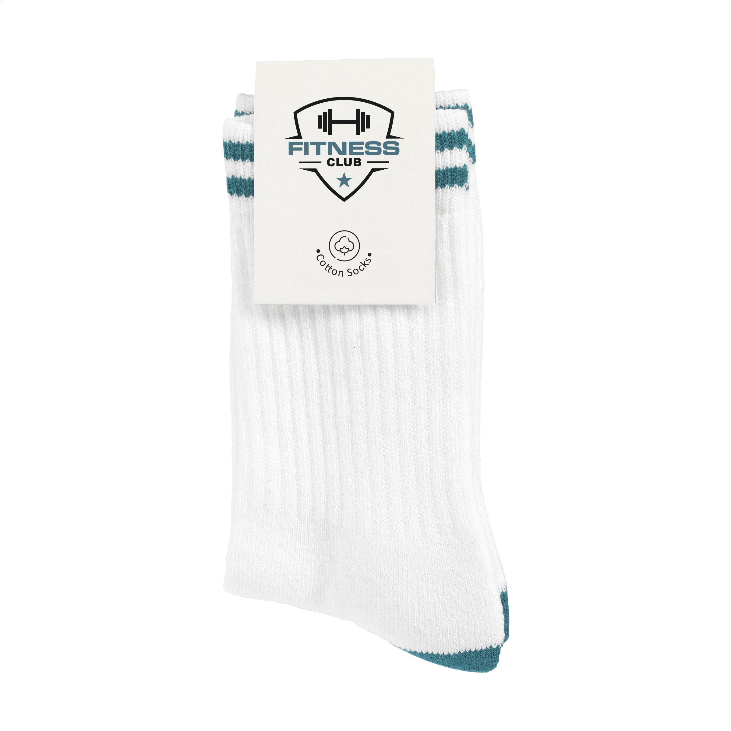 Kingly Crew Sport Sock Upcycled Cotton sokken bedrukken met logo