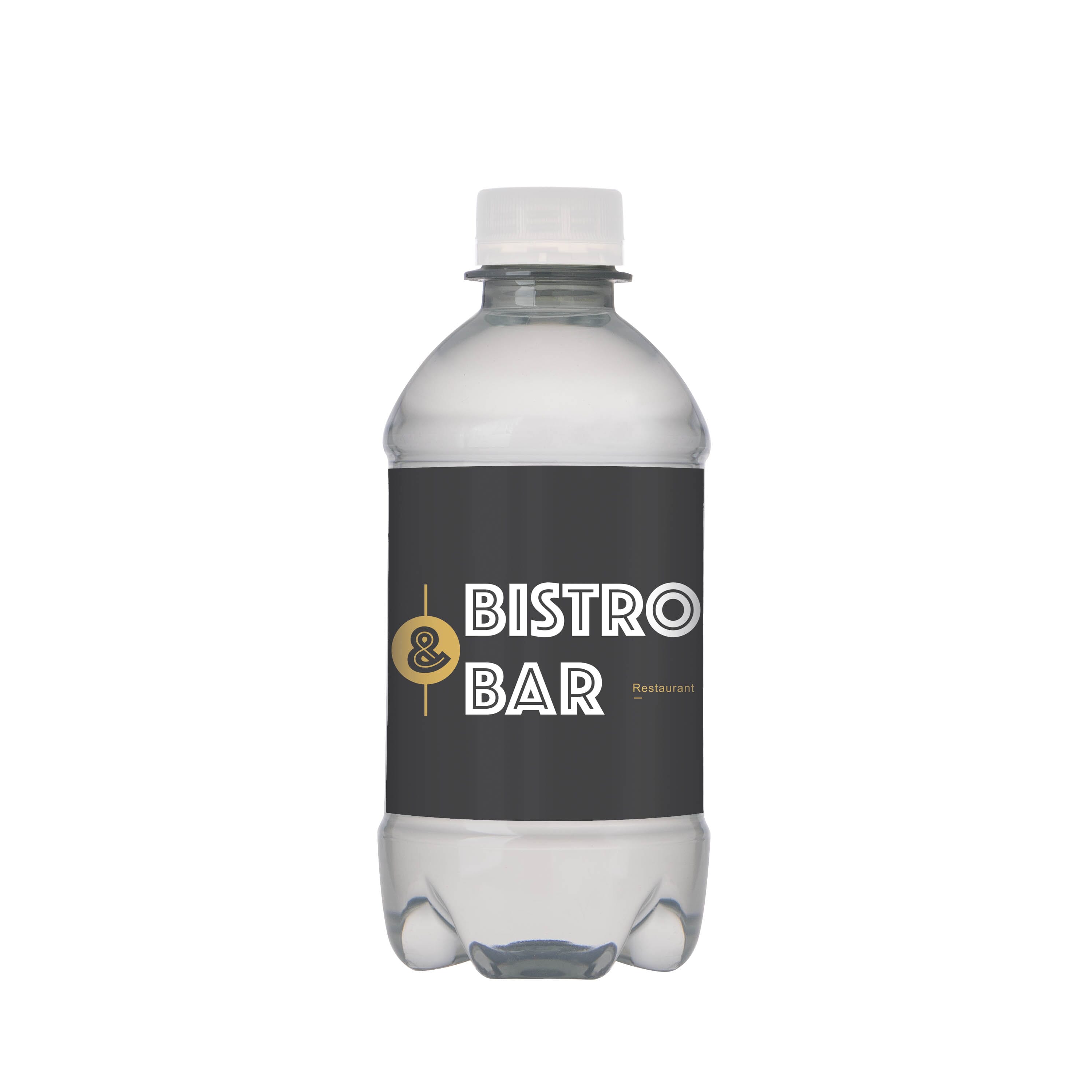 Bruisend bronwater met draaidop (330 ml) bedrukken met logo