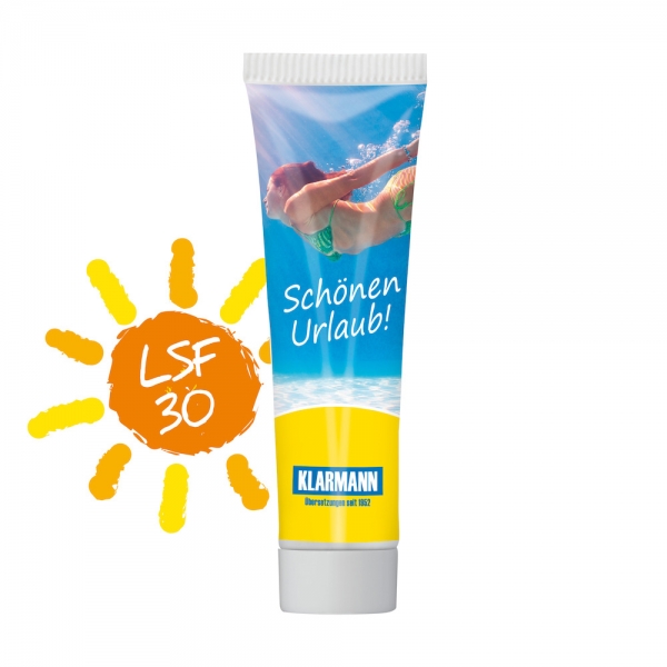 Sun Milk SPF 30 white 20ml bedrukken met logo