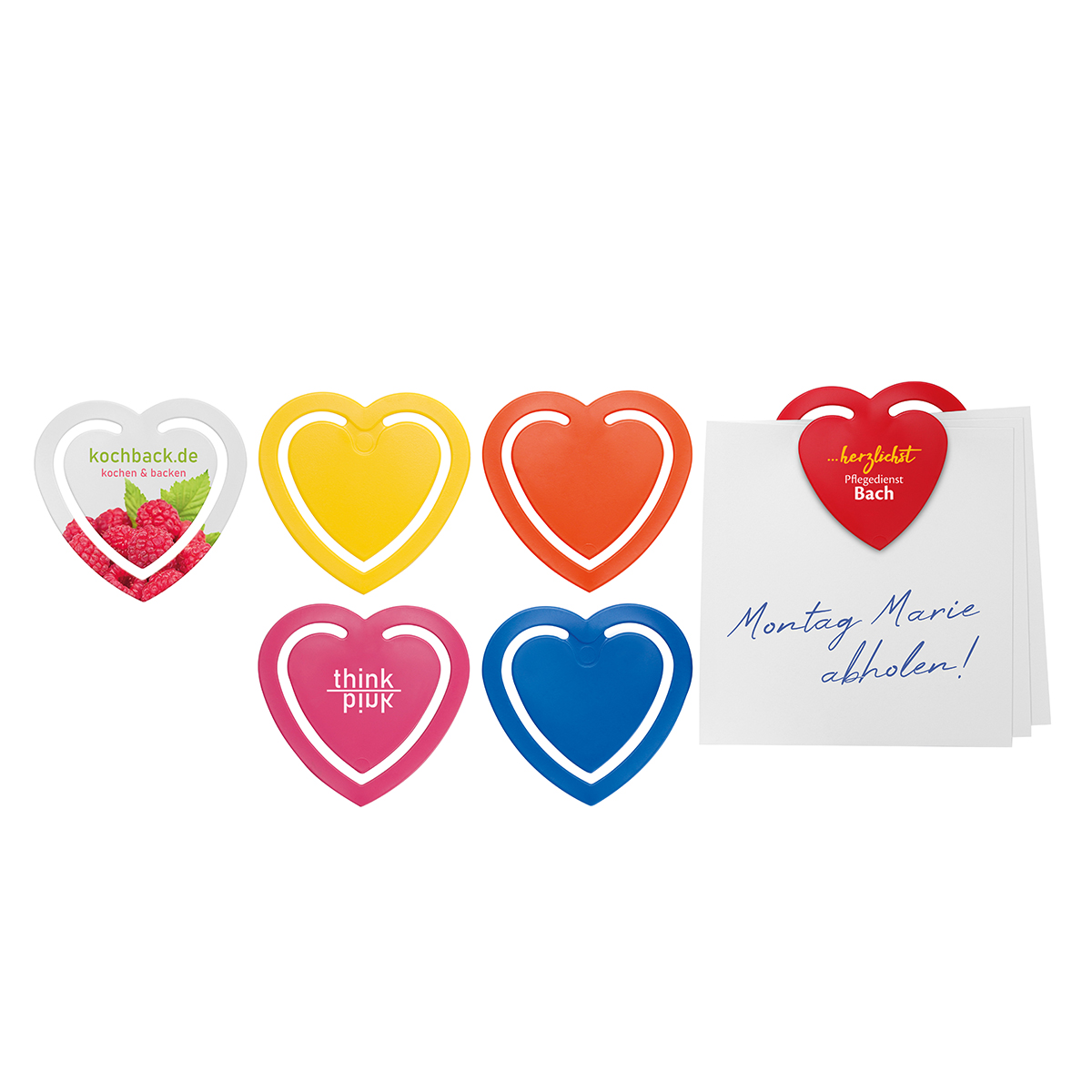 Paper clip "Heart" bedrukken met logo