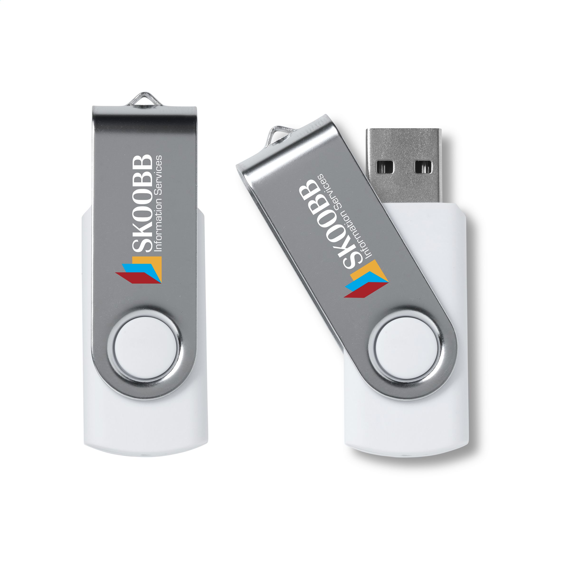 USB Twist 16 GB bedrukken met logo