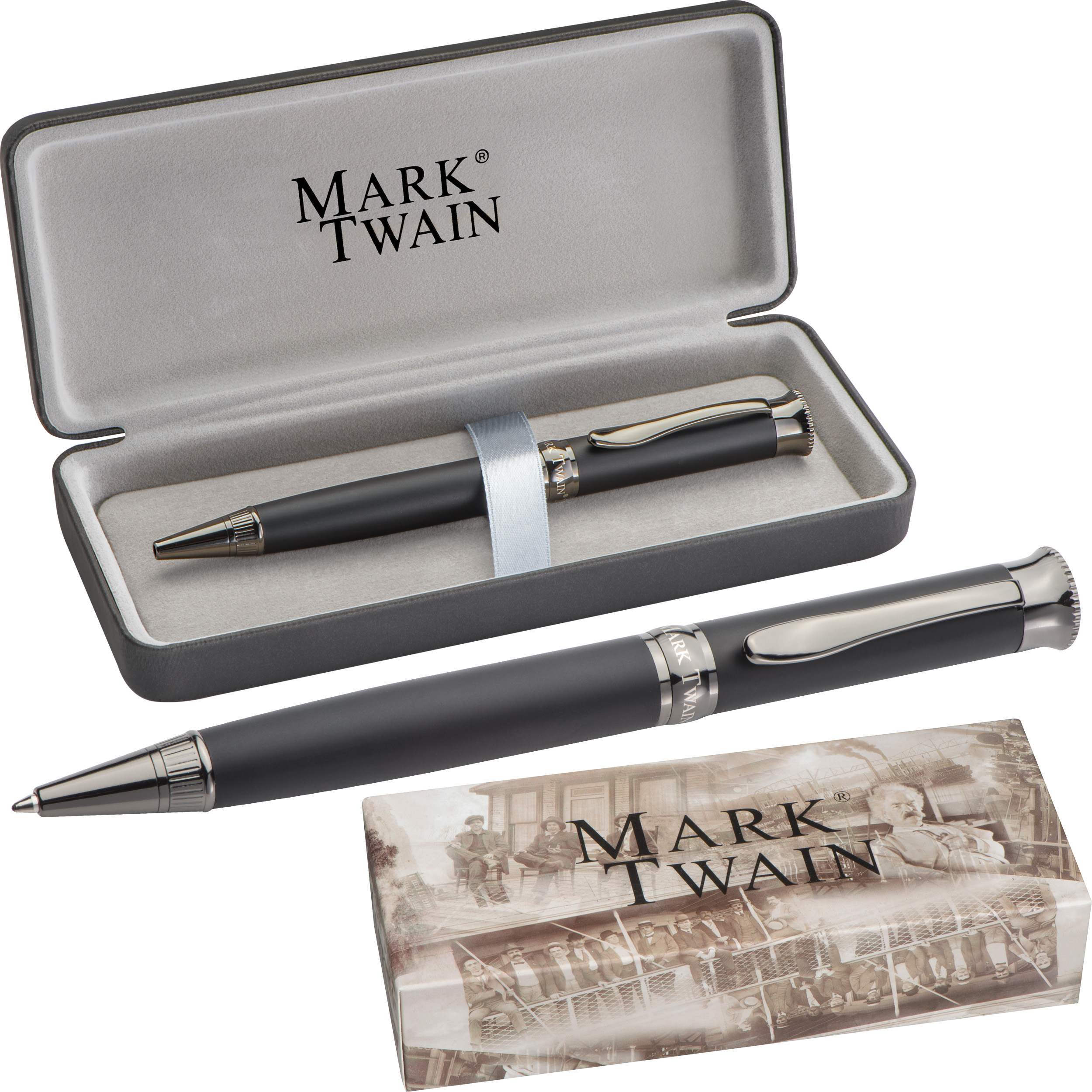 Mark Twain balpen bedrukken met logo