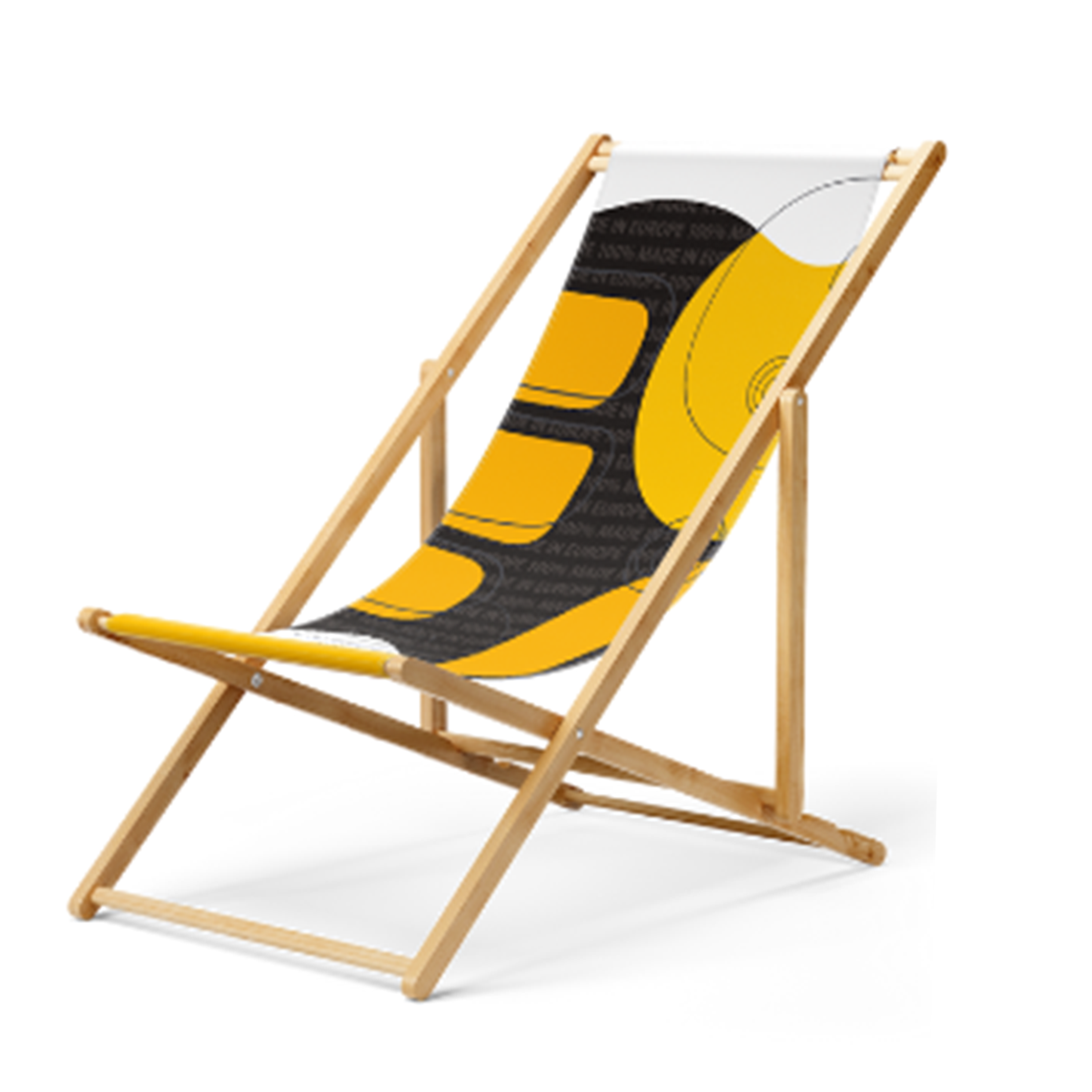 Full-colour strandstoel bedrukken met logo
